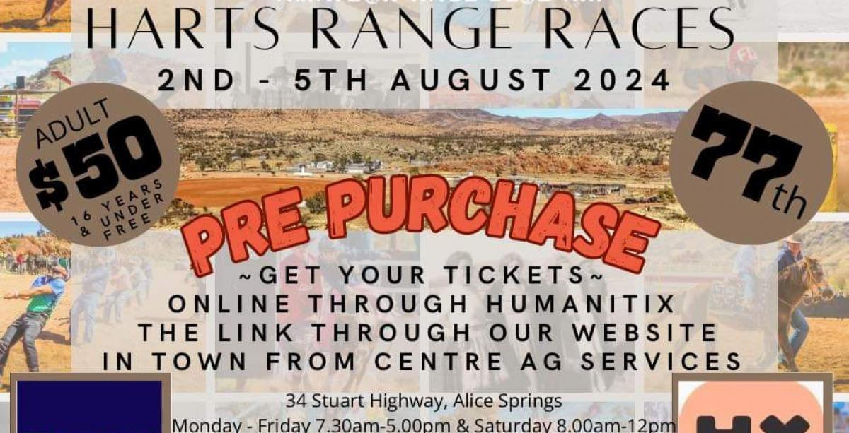 Harts Range Races 3 - 5 August