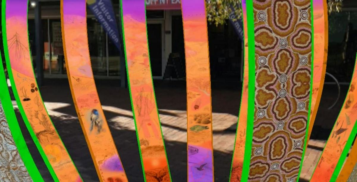 Alice Springs Genestreaming Sculpture